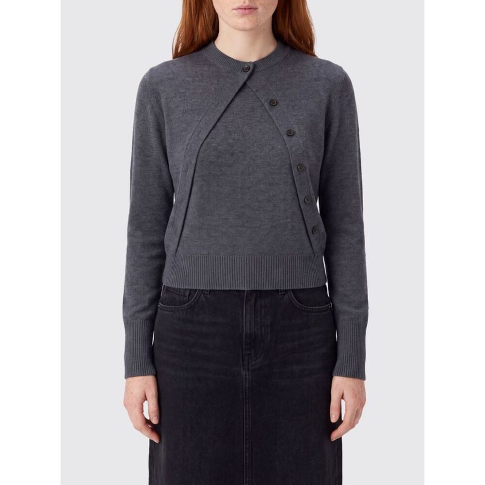 Pinko Women Pinko Pure Wool Crewneck Jumper With Long Sleeves And Ribbed Trim